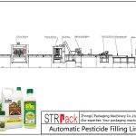 Automātiska pesticīdu uzpildes līnija
